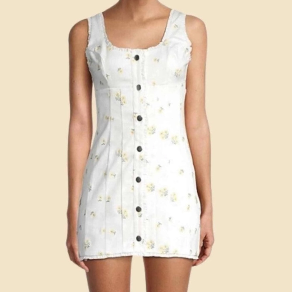 For love and lemons waverly floral mini dress in daisy